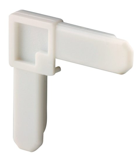 (image for) White Plastic 5/16 in. W X 3/4 in. L Screen Frame Corner 100pk