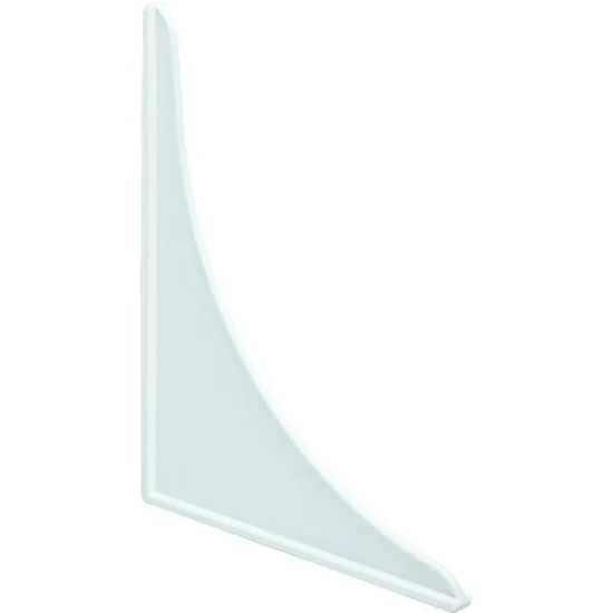(image for) 9 in. Plastic Side Splash in White 2-Pack