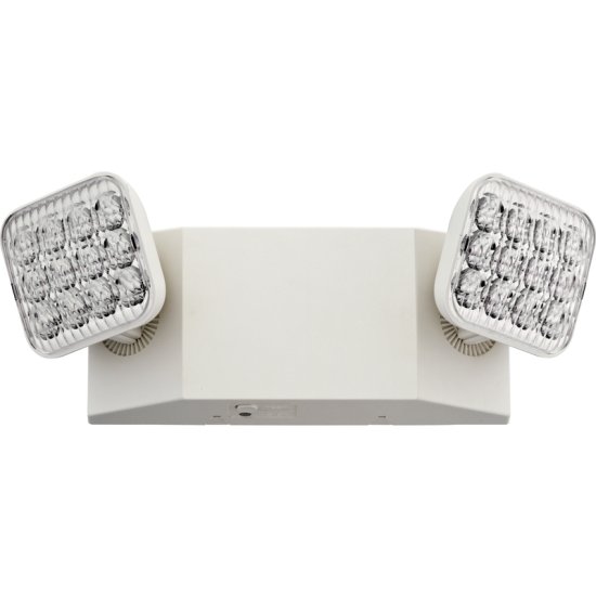 Hardwired LED Off White Emergency Light