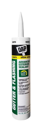 (image for) White Polymer Advanced Gutter and Flashing Sealant 10.1 oz.