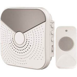 (image for) ADA Wireless Door Chime Lighted Strobe Push Button