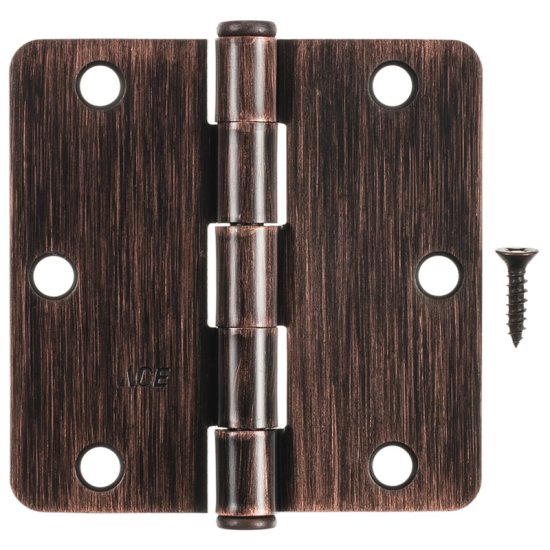 Ace 3-1/2 in. L Oil Rubbed Bronze Residential Door Hinge 3 pk