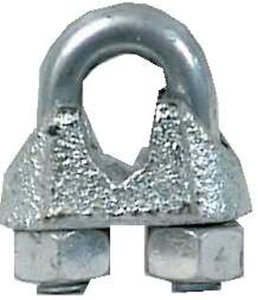 Chain Galvanized Malleable Iron Wire Rope Clip 1-1/2 in