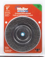 Vortec Pro 6 in. Fine Crimped Wire Wheel Brush Carbon Ste