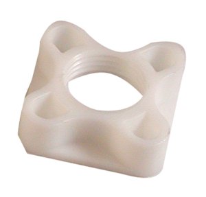 Toilet Tank Lever Nut White Plastic