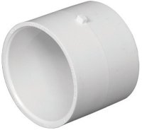 Schedule 40 3 in. Hub x 3 in. Dia. Hub PVC Repair