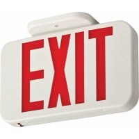 Contractor Select Switch Hardwired LED White Exit Sign