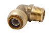 (image for) 1/2 in. Push x 1/2 in. Dia. MPT Brass Elbow