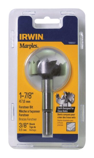 Marples 1-7/8 in. x 4 in. L Carbon Steel Forstner Drill Bi