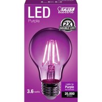 A19 E26 (Medium) LED Bulb Purple 30 Watt