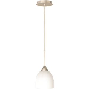 1-Light Brushed Nickel Pendant