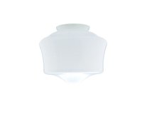 Schoolhouse White Glass Lamp Shade