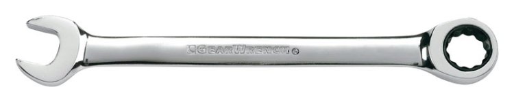 GearWrench 18 mm 12 Point Metric Ratcheting Combination Wrench 9