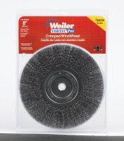 Vortec Pro 8 in. Crimped Wire Wheel Brush Carbon Steel 60