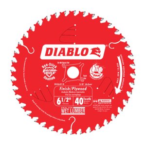 6-1/2 in. Dia. x 5/8 in. Carbide Tip Finishing Saw Blade