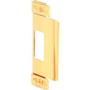 4.75 in. H x 1.25 in. L Brass-Plated Steel Door Strik