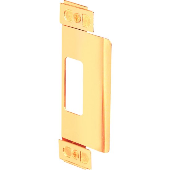 4.75 in. H x 1.25 in. L Brass-Plated Steel Door Strik