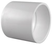 Schedule 40 1/2 in. Slip X 1/2 in. D Slip PVC Coupling