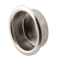 0.8 in. L Satin Nickel Gray Steel Door Finger Pull