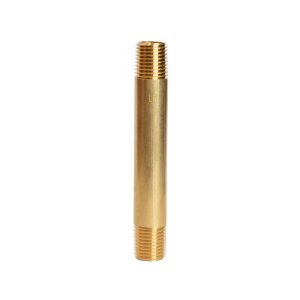 (image for)  1/4 in. MPT X 1/4 in. D MPT Yellow Brass Nipple 3-1/2 in. L