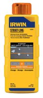 Strait-Line 8 oz. Permanent Marking Chalk Fluorescent Oran