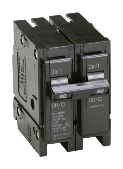 40 amps Plug In 2-Pole Circuit Breaker