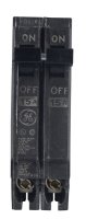 15 amps Standard 2-Pole Circuit Breaker GE Q-Line