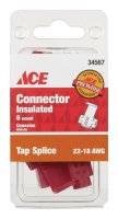 Insulated Wire Tap Splice Connector Red 6 pk