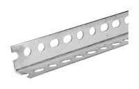 SteelWorks 1-1/2 in. W x 72 in. L Zinc Plated Steel Slotted Angl