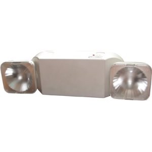 2-Head Emergency Light Plastic Compact Size