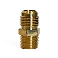 (image for)  5/8 in. Flare X 1/2 in. D Male Brass Adapter