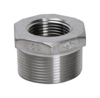 1 in. MPT x 3/4 in. Dia. FPT Stainless Steel Hex Bu