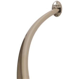 (image for) 60 in. Permanent Mount Curved Shower Rod SN 6-Pack