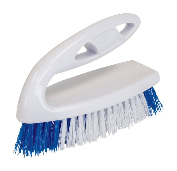 Original Iron 4 in. W Plastic Scrub Brush