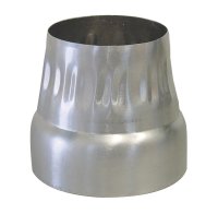 4 in. Dia. Silver Aluminum Increaser/Reducer