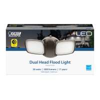 Dusk to Dawn Hardwired LED Bronze Security Floodlight
