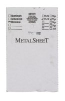 12 in. Uncoated Steel Weldable Sheet