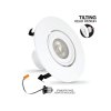 (image for) 4 in. Warm White Retrofit Recessed Lighting 10.5 W Swivel