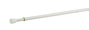 Enamel White Tension Rod 28 in. L x 48 in. L