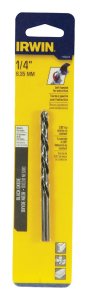 1/4 in. x 4 in. L High Speed Steel Left Hand Drill Bit 1 p