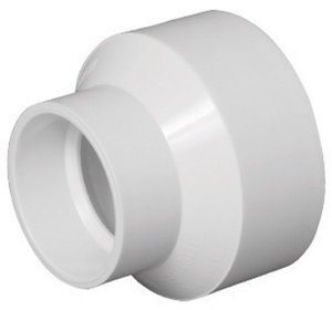 Schedule 40 2 in. Hub x 3 in. Dia. Hub PVC Reduci