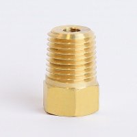 (image for)  1/4 in. Flare X 1/4 in. D MPT Brass Inverted Flare Adapter