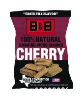 B&B Charcoal All Natural Cherry Wood Smoking Chunks 549 cu in