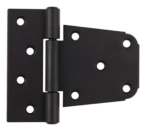 4.63 in. L Gloss Steel Gate Hinge 1 pk