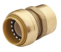 1 in. Push x 1 in. Dia. FPT Brass Connector