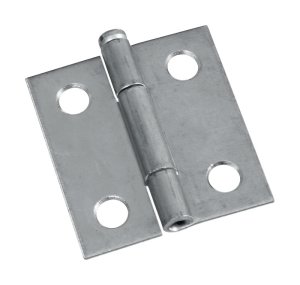 National Hardware 1-1/2 in. L Zinc-Plated Door Hinge 1 pk