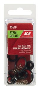 Rubber Faucet Repair Kit For Sterling/Rockwell Double Handle