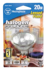 20 watts MR16 Floodlight Halogen Bulb 180 lumens Wh