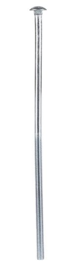 3/8 in. Dia. x 12 in. L Zinc-Plated Steel Carriage Bolt