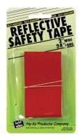 24 in. Rectangle Red Reflective Safety Tape 5 pk